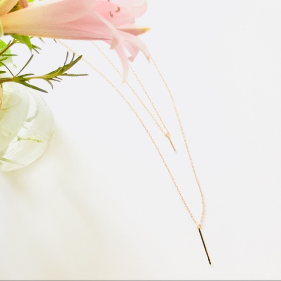Breezy Bohemian Jewelry - ✨Gold bar necklace